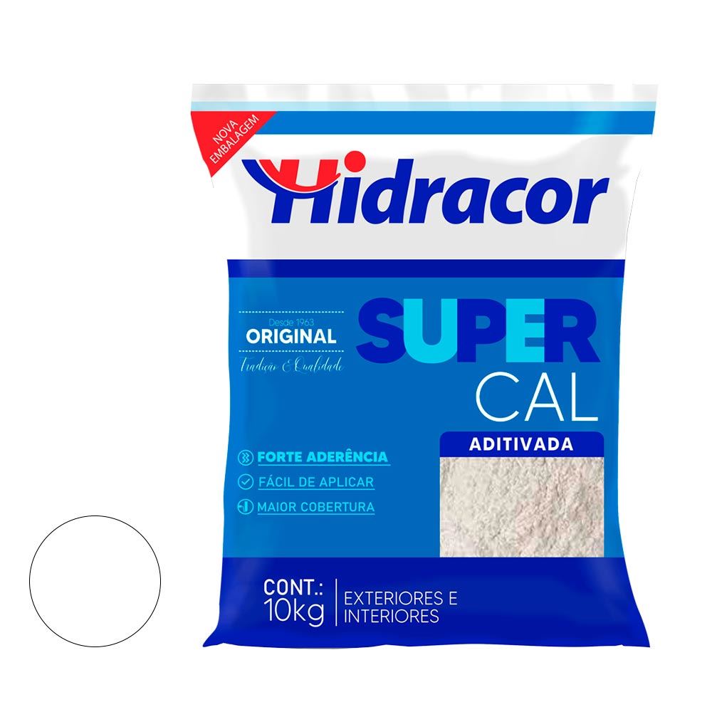 Cal Hidratado Supercal 10kg Branco HIDRACOR/REF 626300067