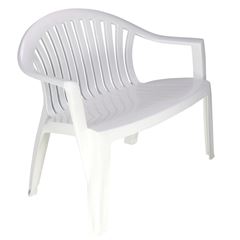 Banco em Polipropileno 114X82,5CM Leme Branco TRAMONTINA / REF. 92401010