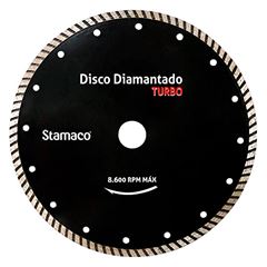 Disco Diamantado 180mm Turbo Seco Tornado - Ref. 4721- STAMACO