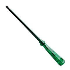 Chave de Fenda Cromado Vanádio 5x100mm Isolada Verde 021 - Ref.44115/021 - TRAMONTINA 