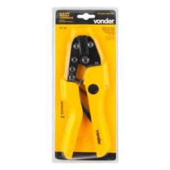 Alicate Prensa Terminais para Cabo Coaxial AP021 Amarelo VONDER / REF. 3686005000