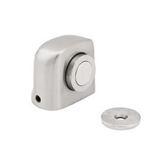 Prendedor de Porta em Alumínio Magnético com amortecedor para Piso FP 500 Cromado VONDER / REF. 3599100500