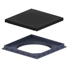 Tampa Pvc 350x350mm de Piso Quadrado Reforçada TIGRE / REF. 27801340