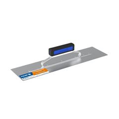 Desempenadeira Inox 12x45cm Lisa com Cabo Plástico Fechado TIGRE / REF. 62140045