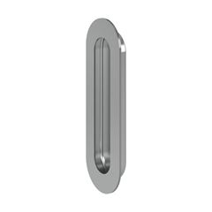 Puxador Concha 150mm de Embutir com Cavidade Redonda em Aço Inox Escovado PADO / REF. 59122895