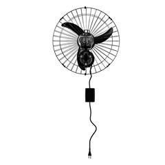 Ventilador de Parede 50cm Bivolt Oscilante Premium Preto VENTISOL / REF. 35