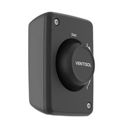 Ventilador de Parede 50cm Bivolt Oscilante Premium Preto VENTISOL / REF. 35