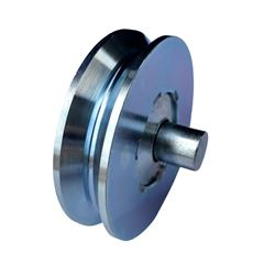 Roldana de Aço em V com Pino 2 Polegadas Zincada STS ROLDANAS / REF. 5