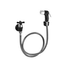 Ducha Manual Higiênica em Abs Marujá Preta VIQUA / REF. 1120715