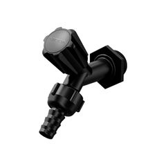 Torneira para Jardim em Polipropileno 1/2 Compacta Preta VIQUA / REF. 1130910
