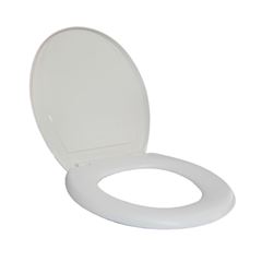 Assento Plástico Almofadado Oval Branco VIQUA / REF. 1540014