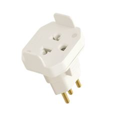 Plug Adaptador 2P+T 10A Cinza FAME / REF. 2161