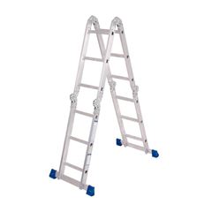 Escada em Alumínio 4x3 Multifuncional 12 Degraus Articulada com 8 Posições MOR / REF. 5131