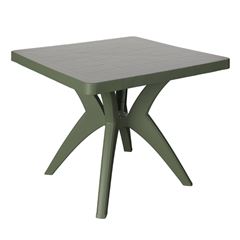 Mesa em Polipropileno 85cm Quadrada Nature Verde FORTE PLÁSTICO / REF. 7894855232234