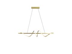Pendente em Metal Led 43W Bivolt Coral 3 Cores Dourado DILUX / REF. DI00791
