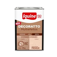 Textura Acrílica 25kg Decoratto Multiefeitos Naturalle Branco Neve IQUINE / REF. 380300205