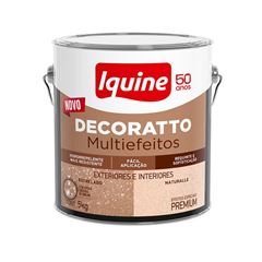 Textura Acrílica 5kg Decoratto Multiefeitos Naturalle Branco Neve IQUINE / REF. 380300201