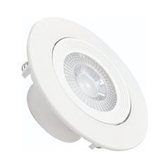 Spot LED Redondo em ABS 3W Bivolt para Embutir 3000K DILUX / REF. DI99264