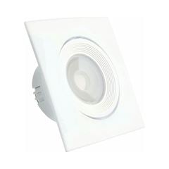 Spot LED Quadrado em ABS 3W Bivolt para Embutir 6500K DILUX / REF. DI99272