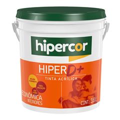Tinta Acrílica Fosca 3,6L Hiper D+ Verde Primavera HIPERCOR / REF. 624303966