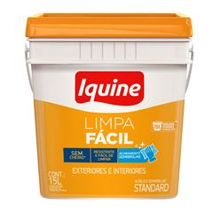 Tinta Acrílica Semibrilho 15 Litros Retangular Limpa Fácil Pérola IQUINE  /REF. 25301971