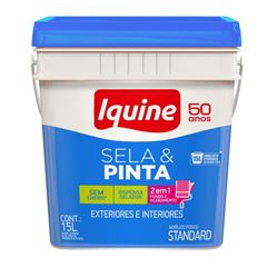Tinta Acrílica Fosca Sela e Pinta 15L Retangular Areia IQUINE / REF. 333301571