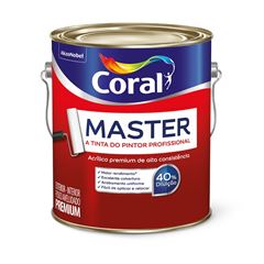 Tinta Acrílica Fosca 3,6L Master Branco CORAL / REF. 5902213