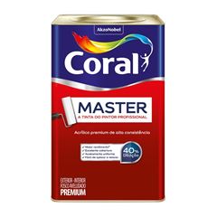 Tinta Acrílica Fosca 18L Master Palha CORAL / REF. 5902224