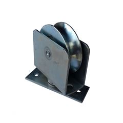 Roldana de Aço em U Giratória 2 Polegadas Zincada STS ROLDANAS / REF. 966