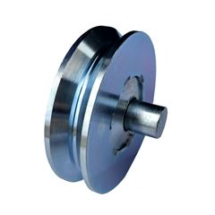 Roldana de Aço em V com Pino 3 Polegadas Zincada STS ROLDANAS / REF.21