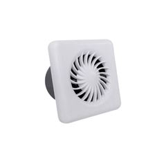 Kit Exaustor para Banheiro 12,5cm Quadrado Air Brise 160 Branco VENTOKIT / REF. 03005600016