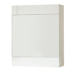 Quadro de Distribuição em ABS de Sobrepor para 24 Disjuntores DIN ou 18 Disjuntores Nema Vision Branco Opaco ELETROMAR / REF. VR212PF