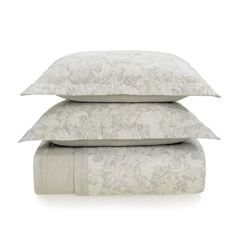 Kit Colcha King Algodão 3 Peças Aisha Verde KARSTEN / REF. 3396781