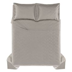 Kit Colcha Queen Algodão 3 Peças Tom Funghi KARSTEN / REF. 3130586