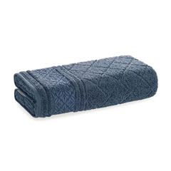 Toalha de Rosto em Algodão 48x80cm Bragança Azul Sereno KARSTEN / 3228926
