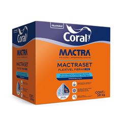 Impermeabilizante Revestimento 18kg Mactraset Flexível Fibras CORAL MACTRA / REF. 5859542