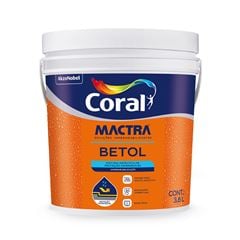 Tinta Pintura Asfáltica 3,6L Betol Ecológico CORAL MACTRA / REF. 5859527