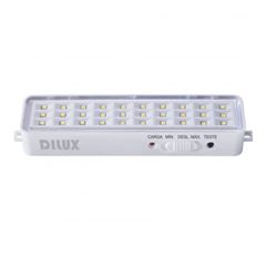 Luminária de Emergência Pocket com Bateria 1W 6500k 30 Led Branca DILUX/ REF. DI02238