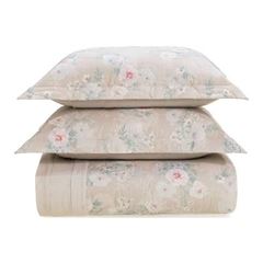 Kit Colcha King Algodão 3 Peças Poliana Cinza KARSTEN / REF. 3507876