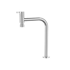 Torneira para Cozinha em Metal de Mesa com Bica Alta 1/4V Artic Cromado DIMAR / REF. DMR01460