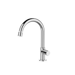 Torneira para Cozinha em Metal de Mesa com Bica Alta 1/4V Oceanic Cromado DIMAR / REF. DMR01699
