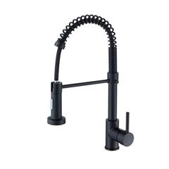 Torneira para Cozinha em Metal de Mesa Bica Alta Monocomando Latina Preta SIGMA / REF. 40432910