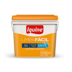 Tinta Acrílica Semibrilho 3,6 Litros Retangular Limpa Fácil Branco Gelo IQUINE /REF. 25300321R