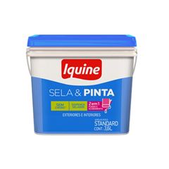 Tinta Acrílica Fosco 3,6 Litros Retangular Sela e Pinta Branco Neve IQUINE / REF. 333300221R