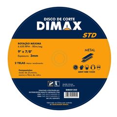 Disco de Corte 14 Polegadas Metal DIMAX / REF. DMX01262
