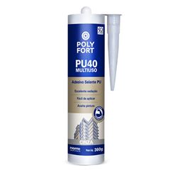 Adesivo Selante 360g PU 40 Polyfor Cinza PULVITEC / REF.PU032