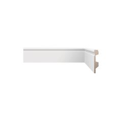Rodapé Poliestireno 10x240 Tech Frisado Branco BIANCOGRES / REF. TE1826B1