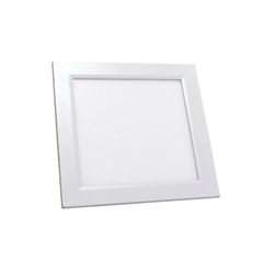Painel LED em Alumínio 18W de Embutir Bivolt Quadrado 4000K Branco DILUX / REF. DI03594