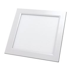 Painel LED em Alumínio 24W de Embutir Bivolt Quadrado 3 Cores Branco DILUX / REF. DI03655