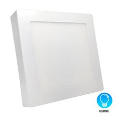 Painel LED em Alumínio 12W de Sobrepor Quadrado Bivolt 6500k Branco DILUX / REF. DI03723